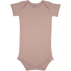 Organic Cotton Noma Baby Body - Dusty Rose