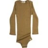 Silk/Cotton Bono LS Baby Body - Golden Leaf
