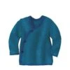 Organic Merino Baby Cardigan - Navy/Blue