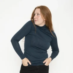 Womens Merino Turtleneck Top - Navy Teal 9 Womens Merino Turtleneck Top - Navy Teal -Engel Cheap Store 33 NavyTeal Extra4 2271d223 efaf 4a0f ac44 86e8c64b5862 scaled