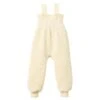 Organic Merino Dungarees - Natural
