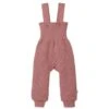 Organic Merino Dungarees - Rose