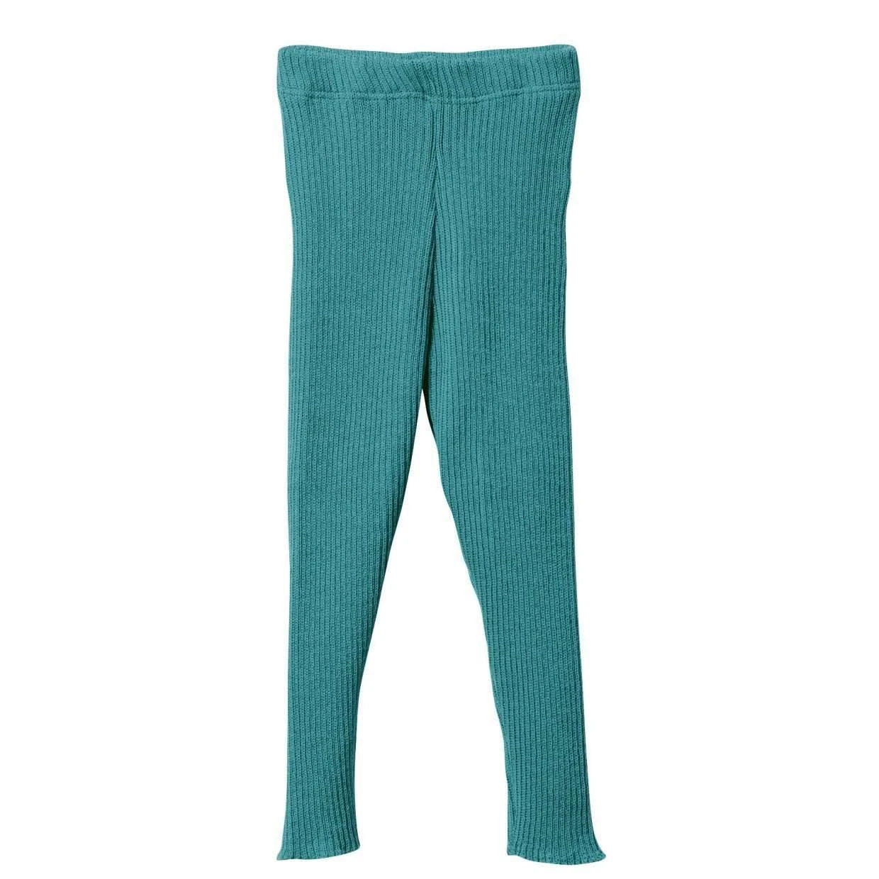 Organic Merino Leggings - Lagoon 1 Organic Merino Leggings - Lagoon