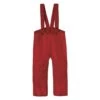 Organic Boiled Wool Dungarees - Bordeaux