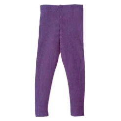 Organic Merino Leggings - Plum