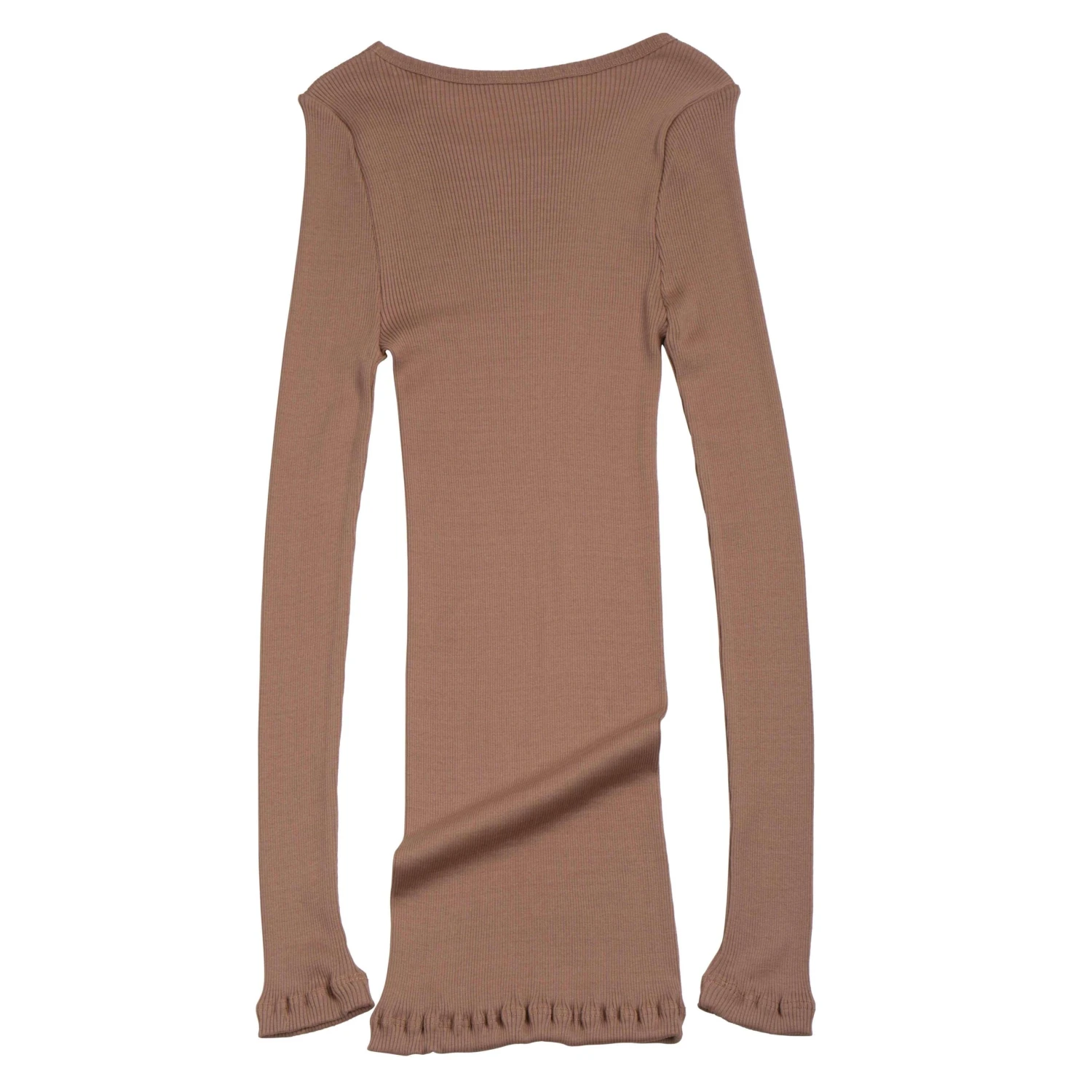 Womens Gerda Silk/Cotton Top - Nougat 2 Womens Gerda Silk/Cotton Top - Nougat - Image 2