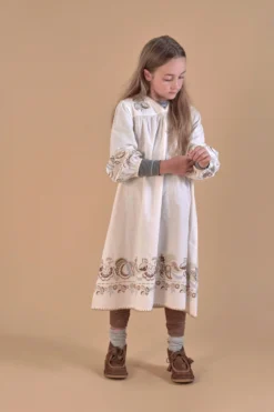 Willow Midi Dress - Folk Floral Cream 7 Willow Midi Dress - Folk Floral Cream -Engel Cheap Store Apolina willow folkfloral cream2 scaled