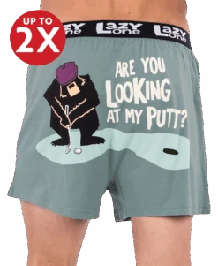 Looking At My Putt? Men's Funny Boxer