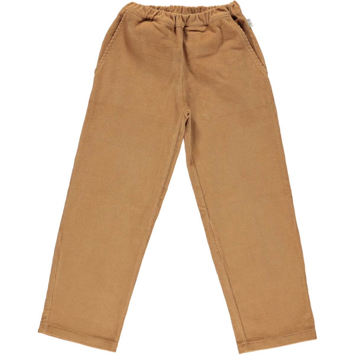 Organic Cotton Chunky Corduroy Pants - Brown Sugar 2 Organic Cotton Chunky Corduroy Pants - Brown Sugar - Image 2