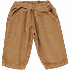 Organic Cotton Chunky Corduroy Pants - Brown Sugar