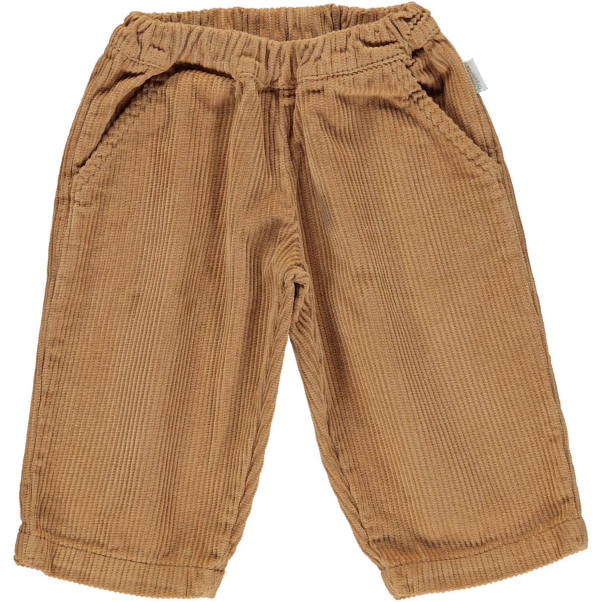 Organic Cotton Chunky Corduroy Pants - Brown Sugar 1 Organic Cotton Chunky Corduroy Pants - Brown Sugar