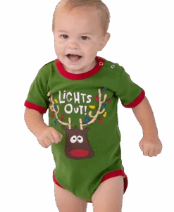 Lights Out Infant Creeper Onesie