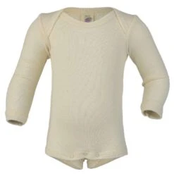 Engel Organic Cotton Long Sleeved Bodysuit – Natural
