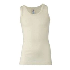 Engel Organic Wool/Silk Singlet - Natural