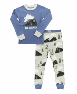 All Aboard Blue Kid's Long Sleeve PJ's 7 All Aboard Blue Kid's Long Sleeve PJ's -Engel Cheap Store KID412b WEB FL1F01 06168.1697039222