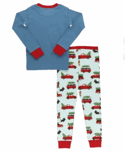 Christmas Cars Kid's Long Sleeve PJ's -Engel Cheap Store KID474 WEB FL1B01 1 16191.1697037900