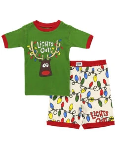 Lights Out Kid's PJ Short Set -Engel Cheap Store KSS394 AMZ MS1F01 33054.1697033361