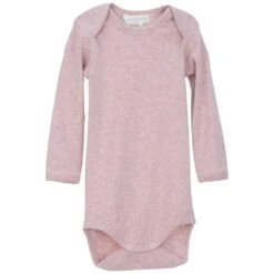 Organic Cotton Baby Body - Pink Melange