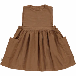 Organic Cotton Mangue Dress - Brown Sugar (size 2 & 3 Left)