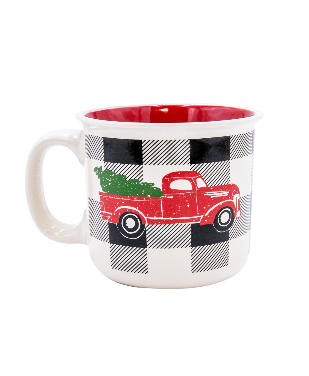 Truck Plaid Ceramic Mug 4 Pack 2 Truck Plaid Ceramic Mug 4 Pack - Image 2