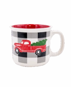 Truck Plaid Ceramic Mug 4 Pack 5 Truck Plaid Ceramic Mug 4 Pack -Engel Cheap Store MG856 WEB FL1F01 2 65082.1697037608