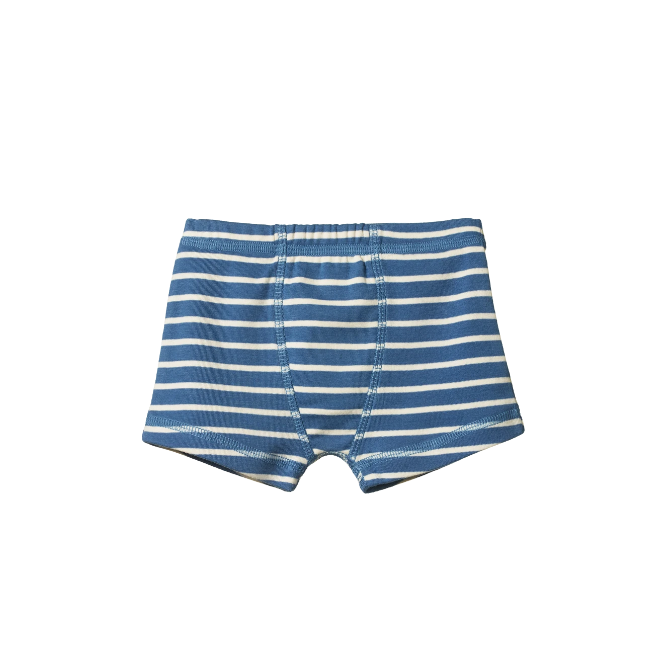Organic Boxer Shorts - Indigo Sailor Stripe 1 Organic Boxer Shorts - Indigo Sailor Stripe