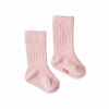 Organic Cotton Rib Socks - Rose Bud