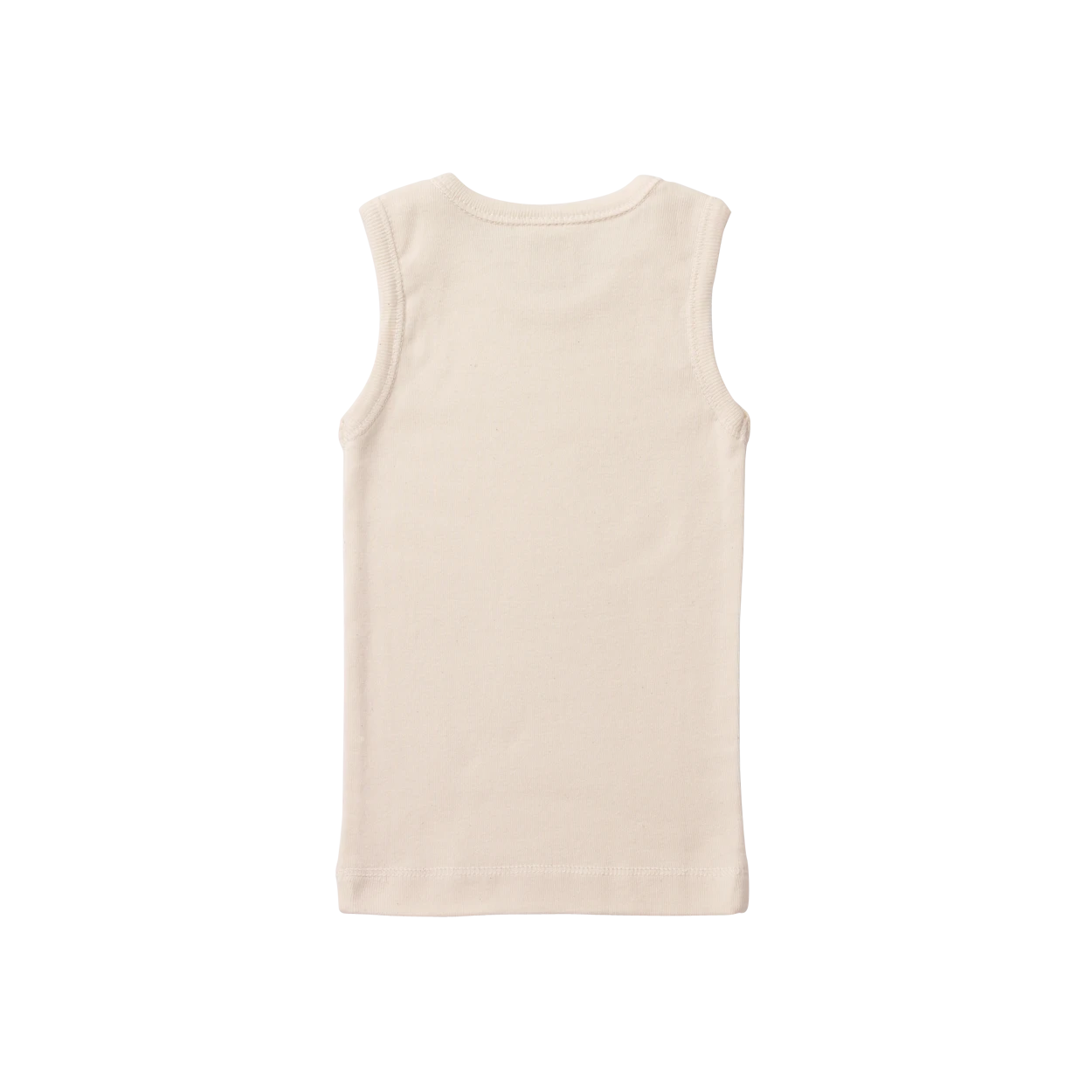 Pointelle Singlet - Natural 2 Pointelle Singlet - Natural - Image 2