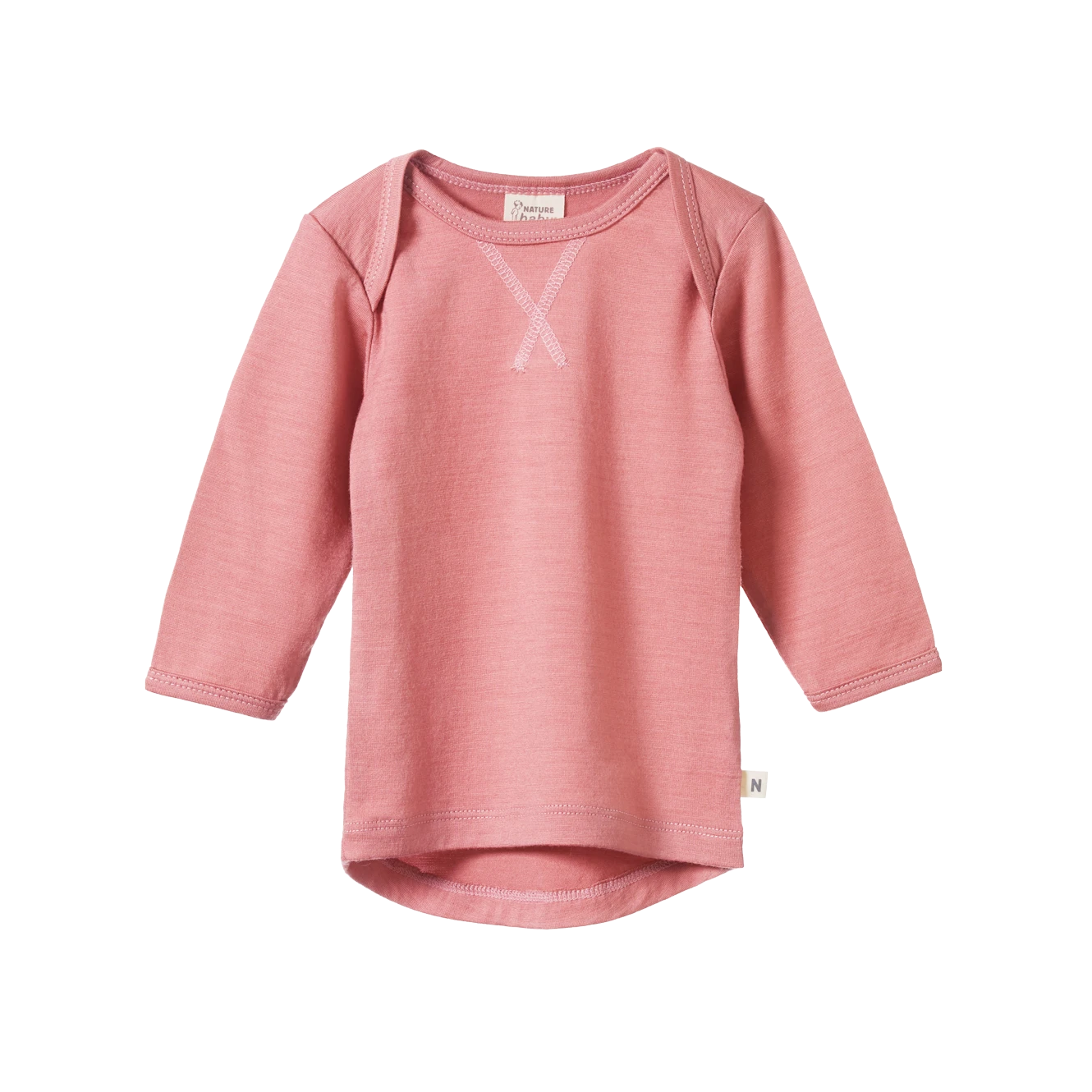 Merino Essential Tee - Petunia 1 Merino Essential Tee - Petunia