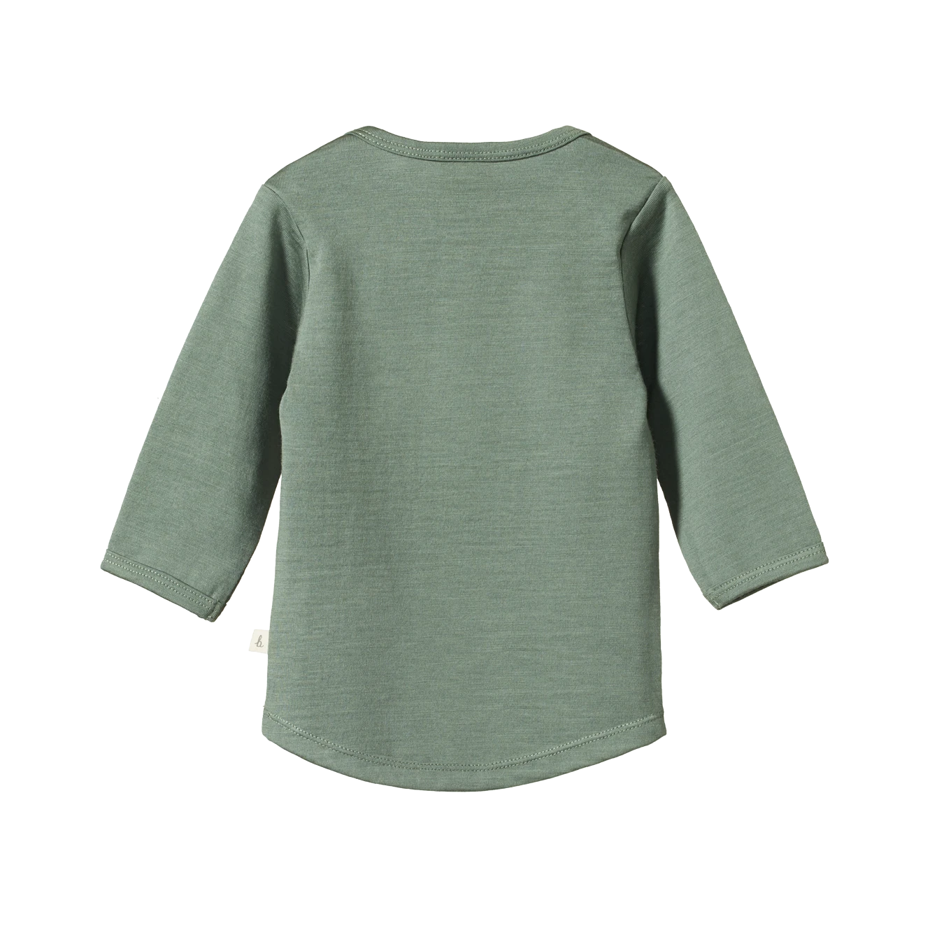 Merino Essential Tee - Nettle 2 Merino Essential Tee - Nettle - Image 2