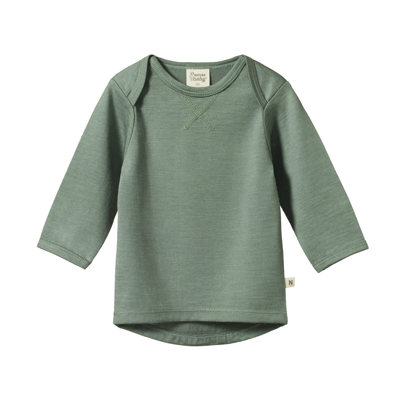 Merino Essential Tee - Nettle 1 Merino Essential Tee - Nettle