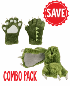 Green Dino Kid And Adult Combo Pack