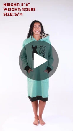 Crazy Cat Lady Sleep Hoodie -Engel Cheap Store SHD414 THUMBNAIL 41019.1697036714