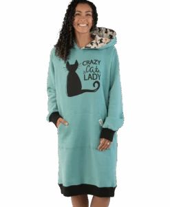 Crazy Cat Lady Sleep Hoodie