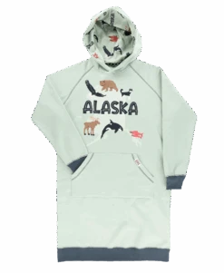 Alaska Wildlife Sleep Hoodie
