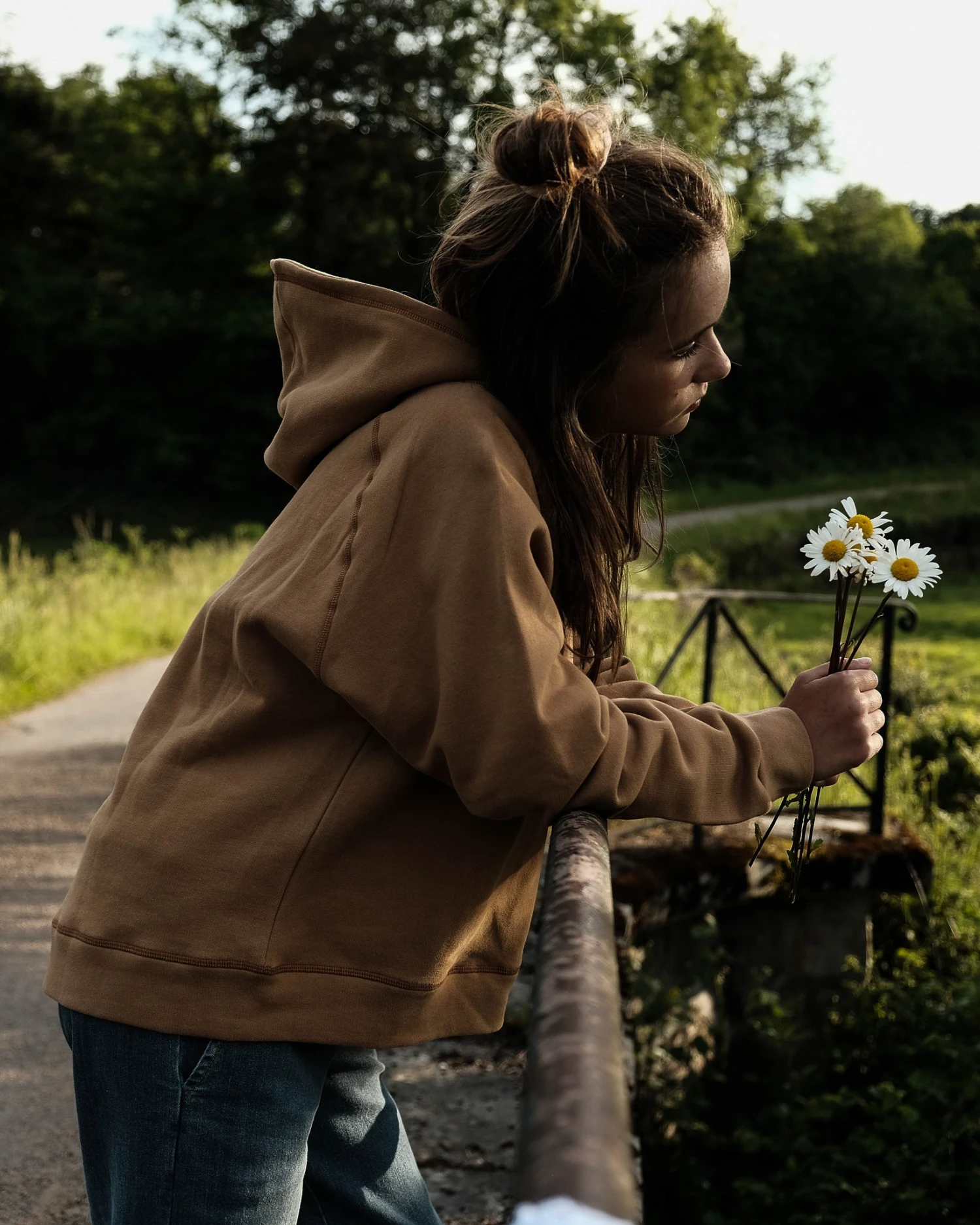 Organic Cotton Fleece Hooded Jumper - Brown Sugar 3 Organic Cotton Fleece Hooded Jumper - Brown Sugar - Image 3