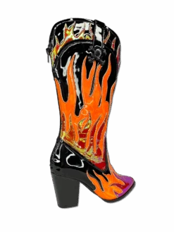 SPACE COWGIRL FLAME - BLACK/RED 9 SPACE COWGIRL FLAME - BLACK/RED -Engel Cheap Store SpaceCowgirlFlameBlackRedBack