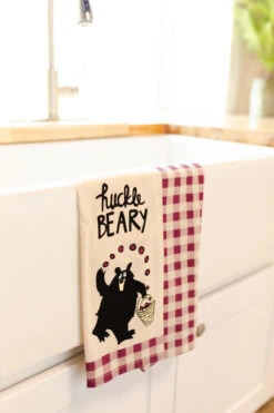 Huckle-Beary Tea Towel Two Pack -Engel Cheap Store TEA392 STUDIO 2 28612.1697033696
