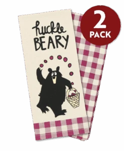 Huckle-Beary Tea Towel Two Pack