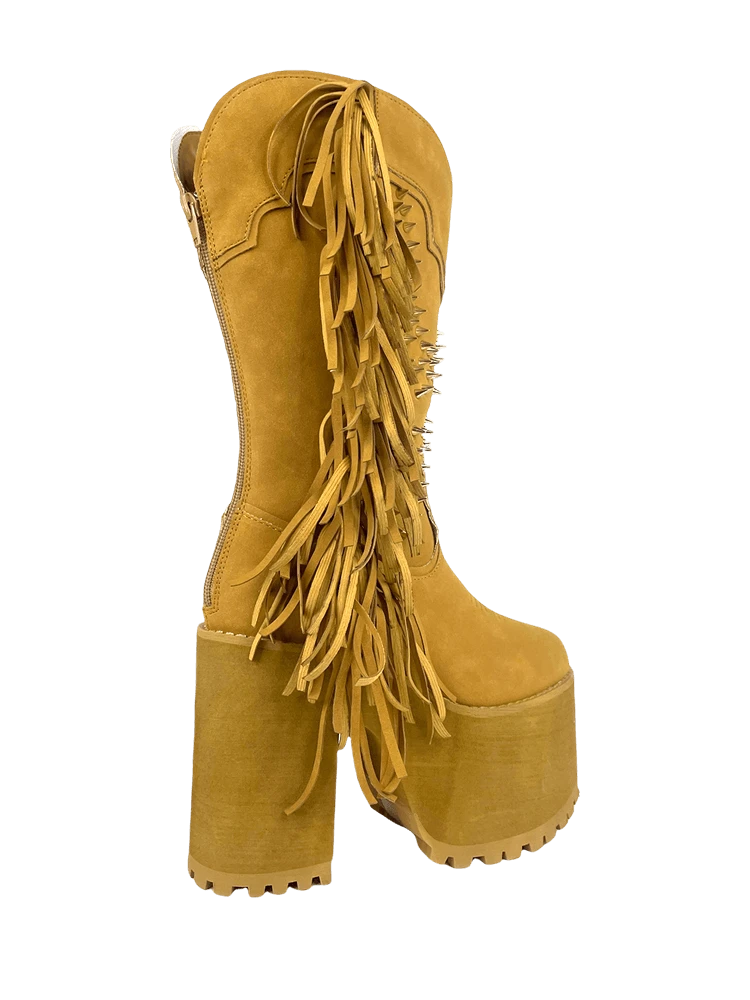 BAD B FRINGE - TAN 5 BAD B FRINGE - TAN - Image 5