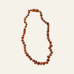 Amber Necklace - Cognac