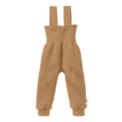 Organic Merino Dungarees - Caramel