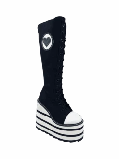 DETENTION HEART - BLACK/WHITE