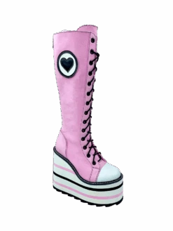 DETENTION HEART - PINK/BLACK