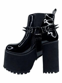 GEMMA 2 SPIKE - BLACK PATENT -Engel Cheap Store gemma 2 spike black patent 197915