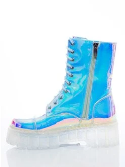IRIDESCENT COMBAT BOOT - ATLANTIS -Engel Cheap Store iridescent combat boot atlantis 918728