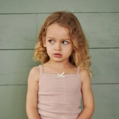 Pointelle Camisole - Rose Bud -Engel Cheap Store nb11391 camisole view