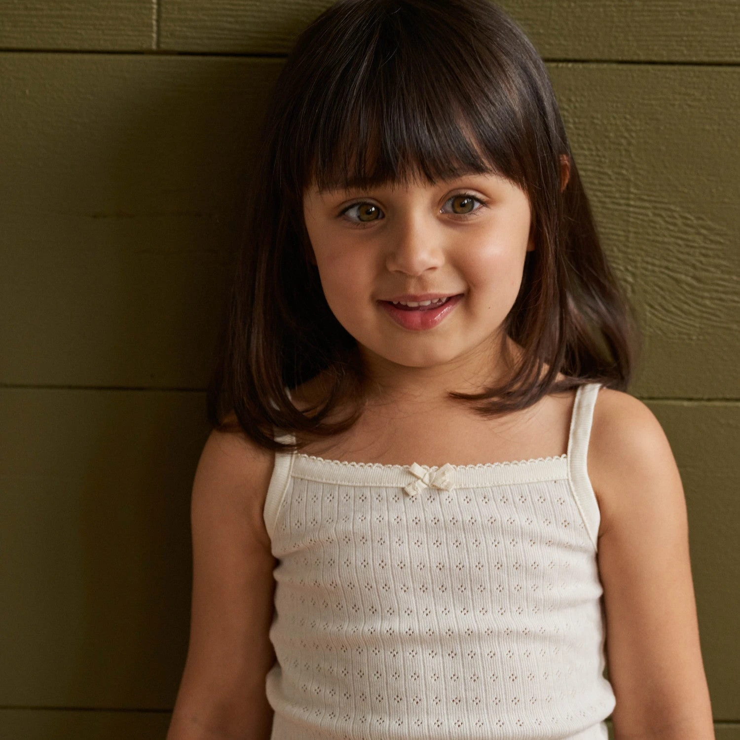 Pointelle Camisole - Natural 3 Pointelle Camisole - Natural - Image 3