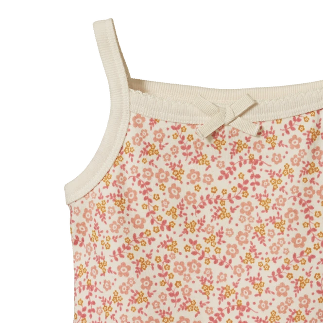 Organic Cotton Camisole - Daisy Belle Print 2 Organic Cotton Camisole - Daisy Belle Print - Image 2