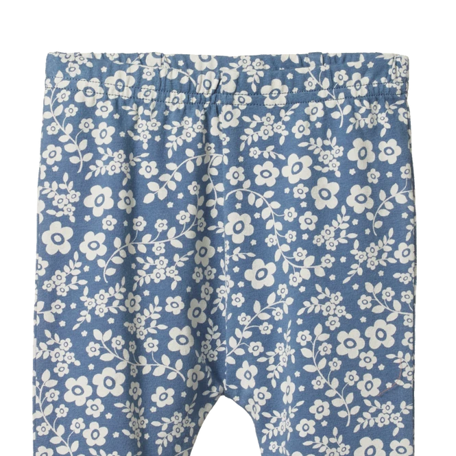 Organic Cotton Leggings - Large Daisy Belle Print 2 Organic Cotton Leggings - Large Daisy Belle Print - Image 2